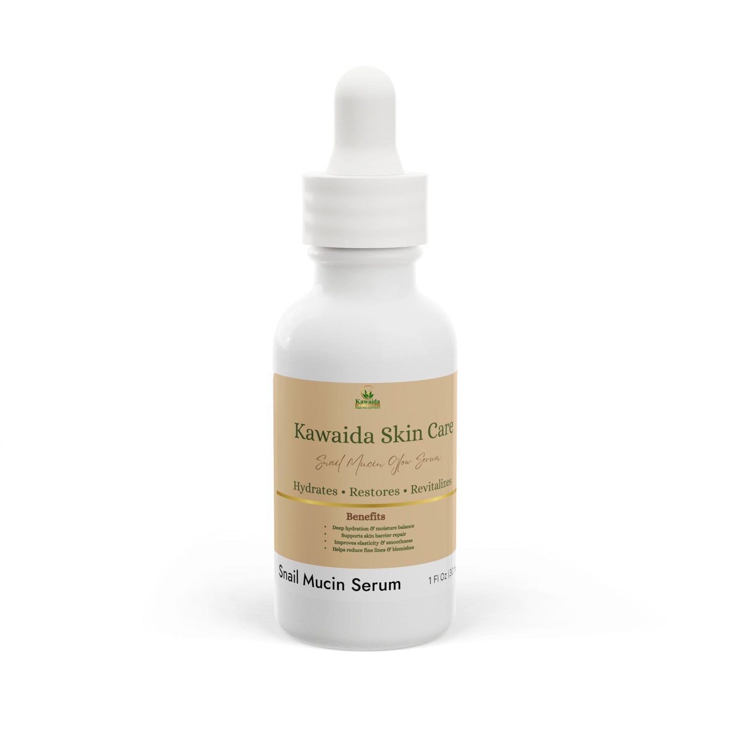 Snail Mucin Facial Serum, 1oz