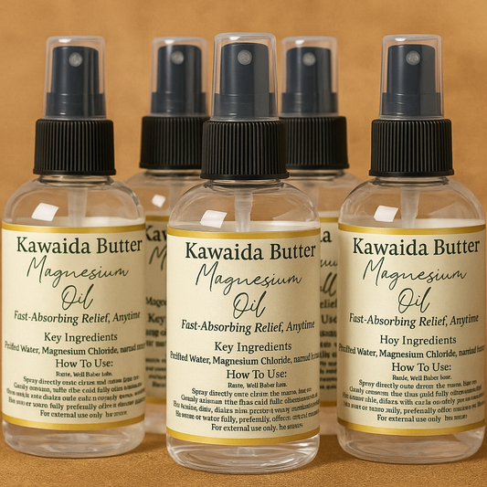 Magnesium Oil Spray for Pain, Cramps & Relaxation – Kawaida Naturals
